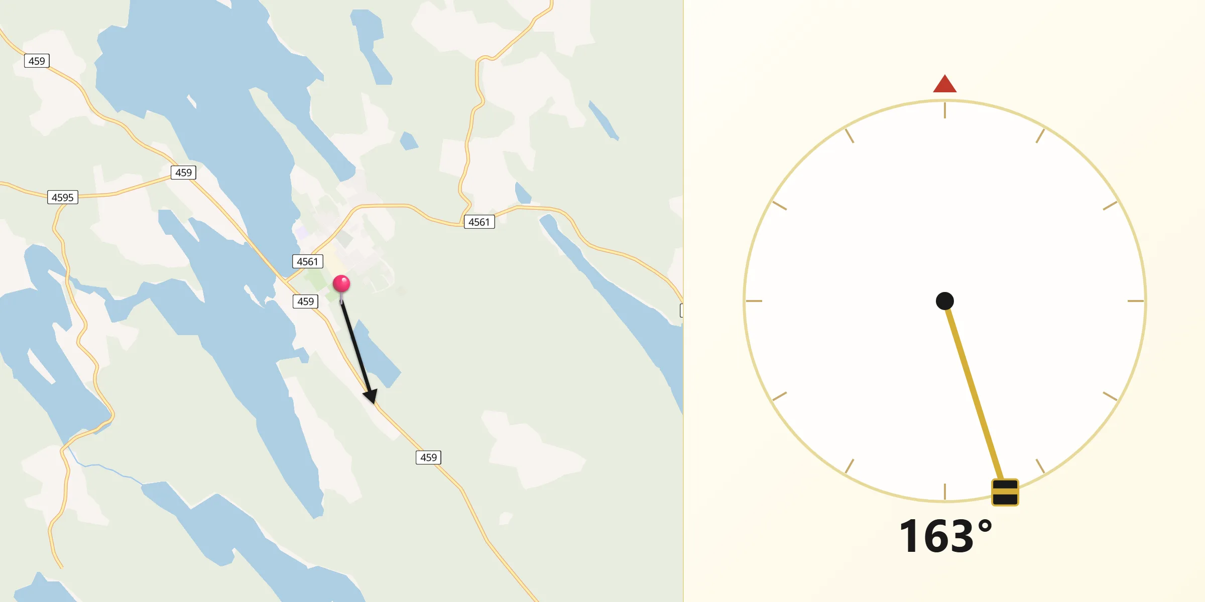 Qibla Riktning från Virtasalmi