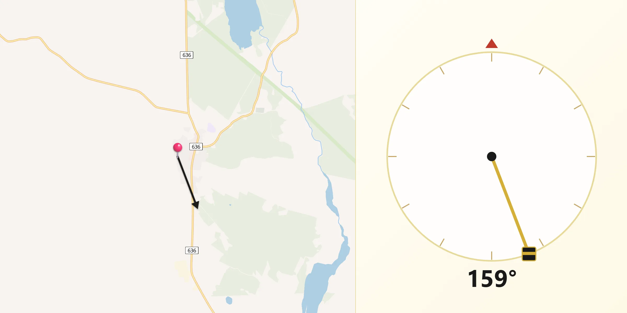 Qibla Riktning från Pylkönmäki