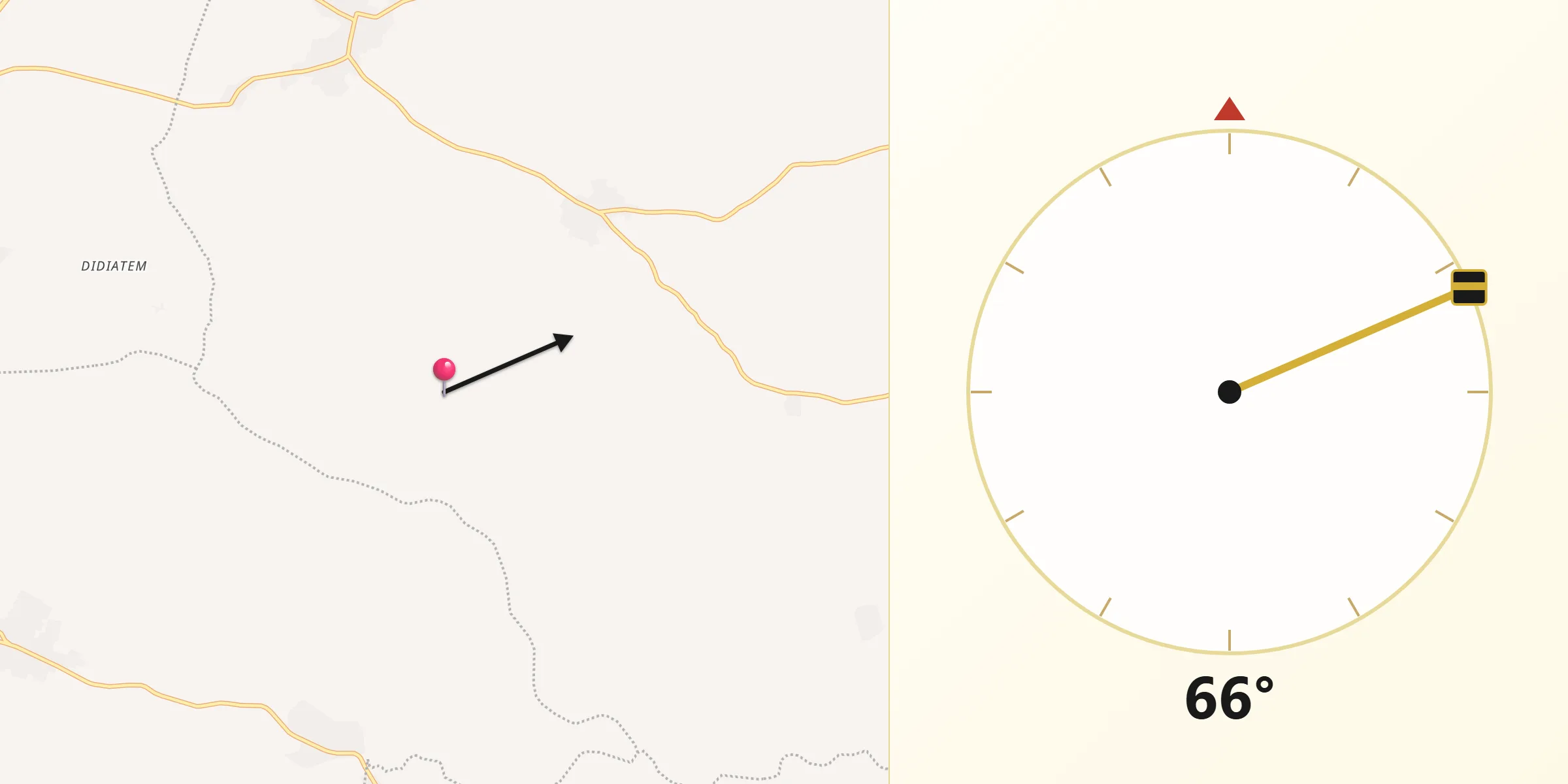 Alkibla daga Nkoranza South zuwa Makka