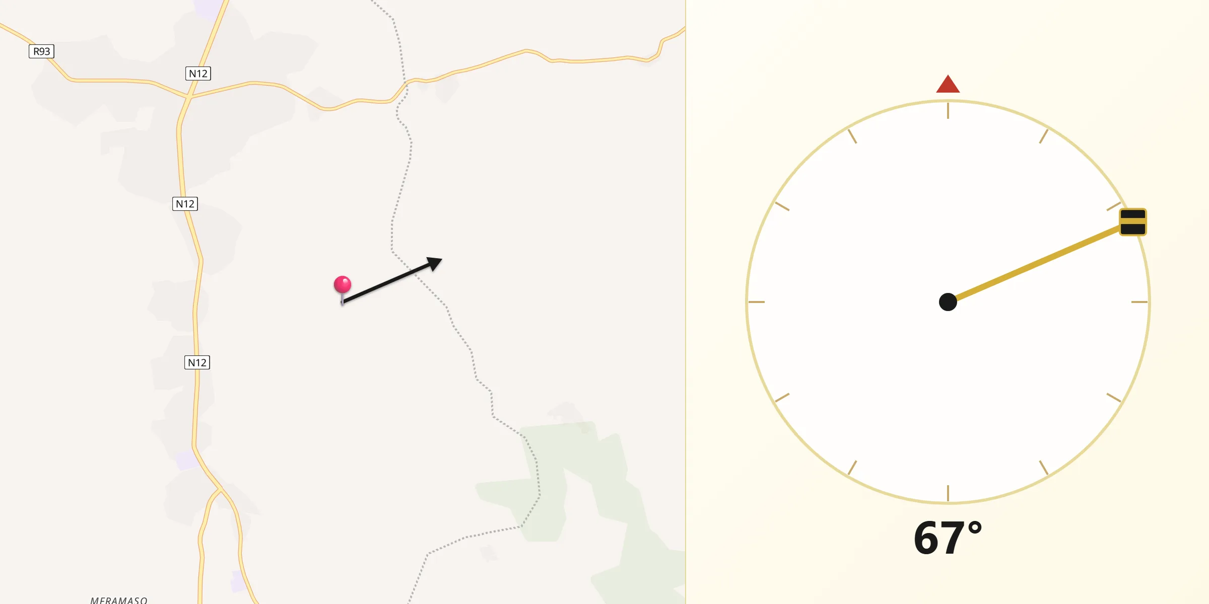 Alkibla daga Techiman North zuwa Makka