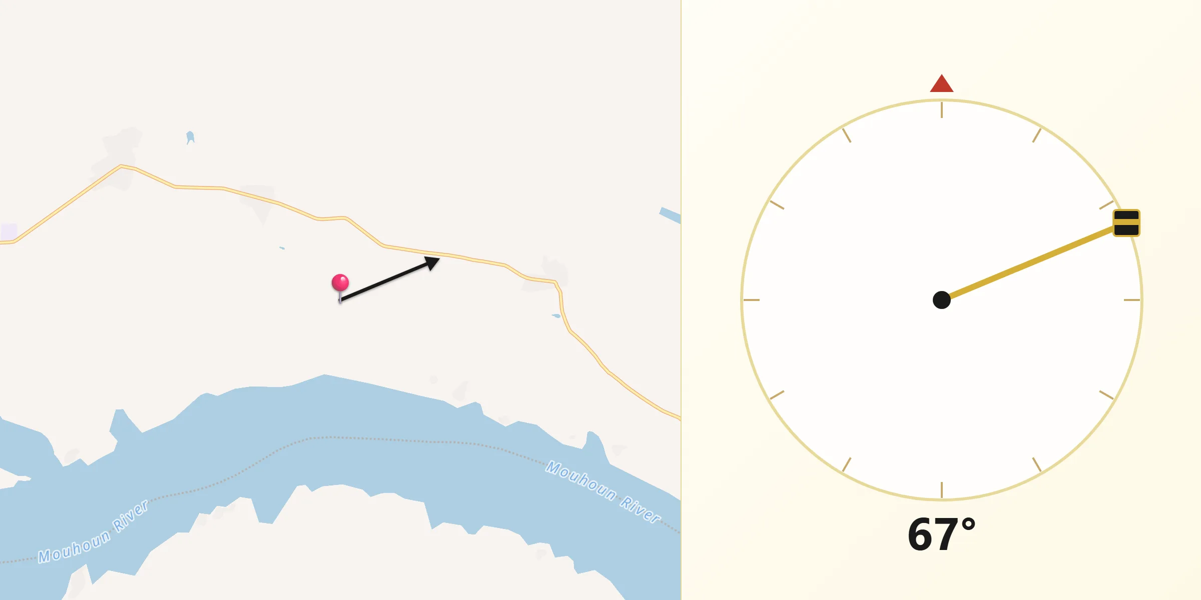 Alkibla daga East Gonja zuwa Makka