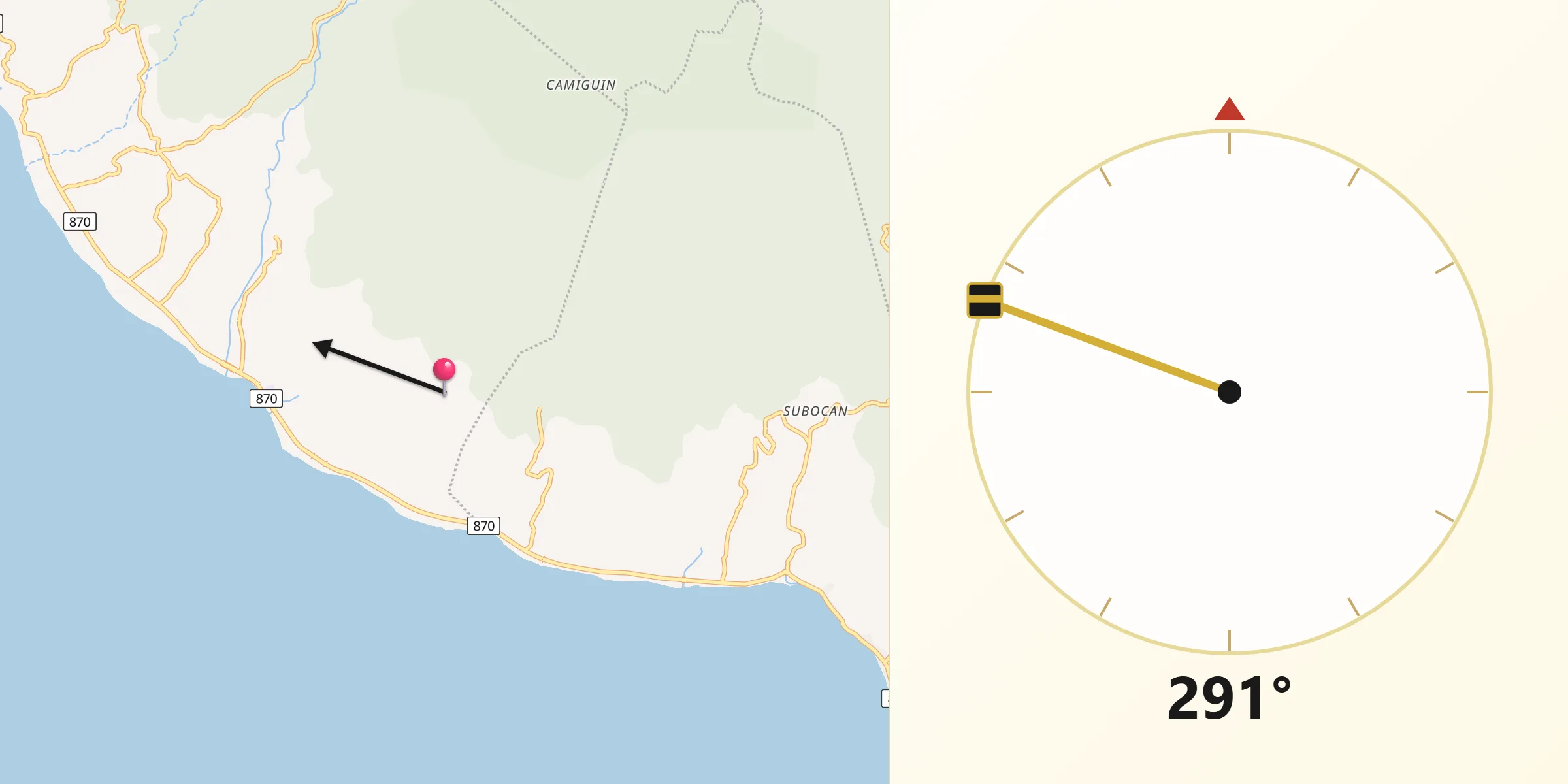 Qibla Direction from Sagay