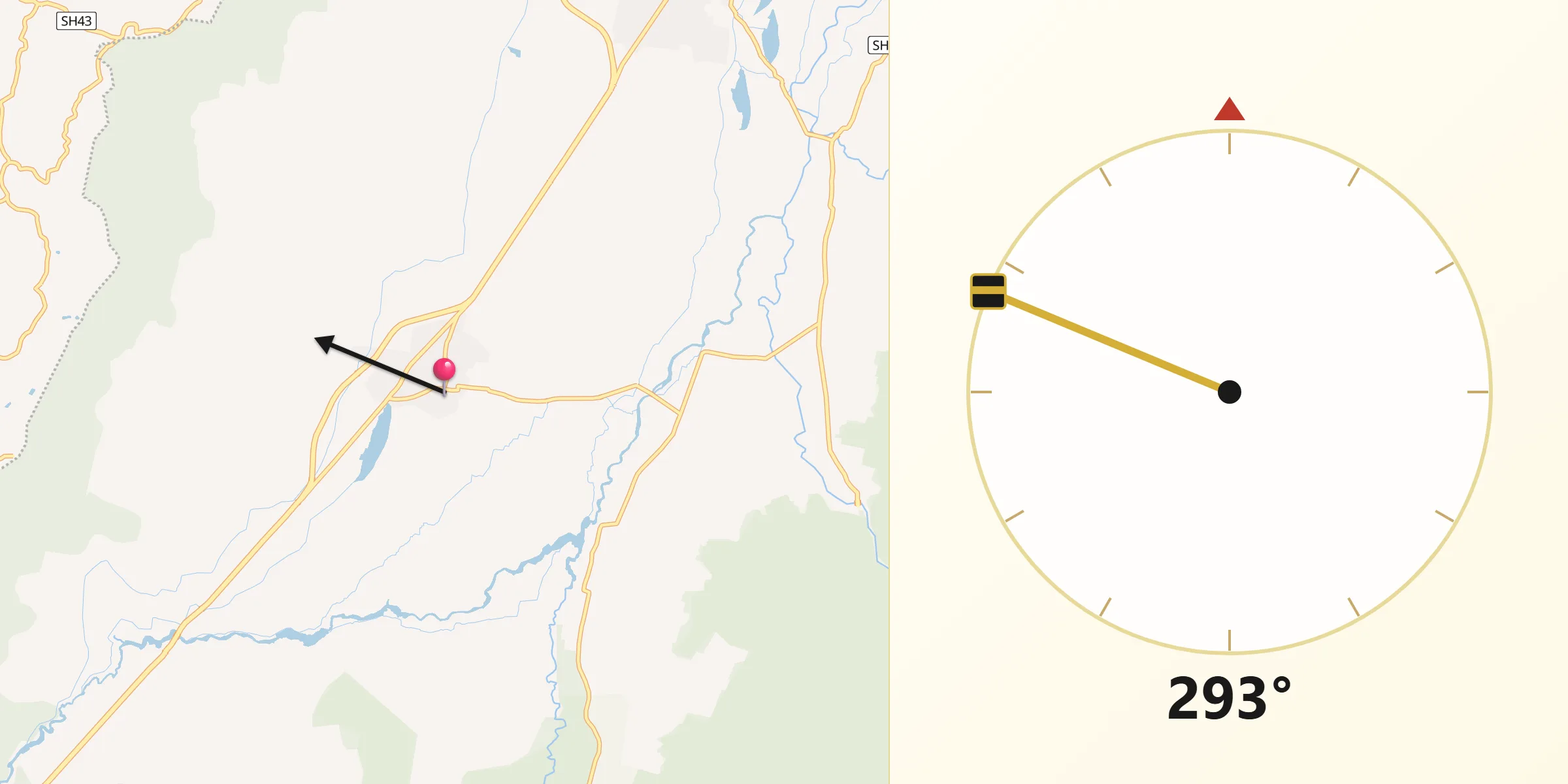Gudalur থেকে কিবলার দিক