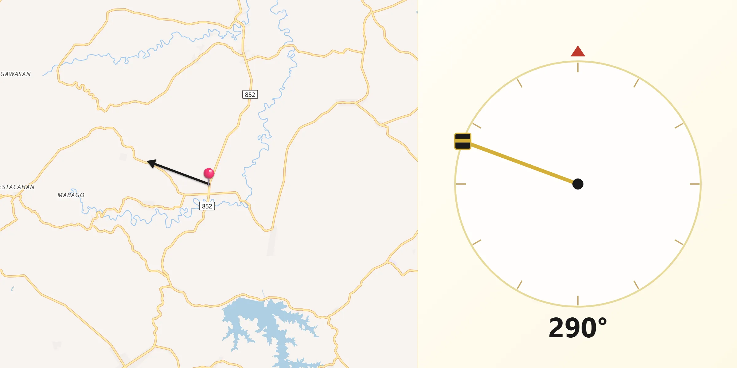 Qibla Direction from San Miguel
